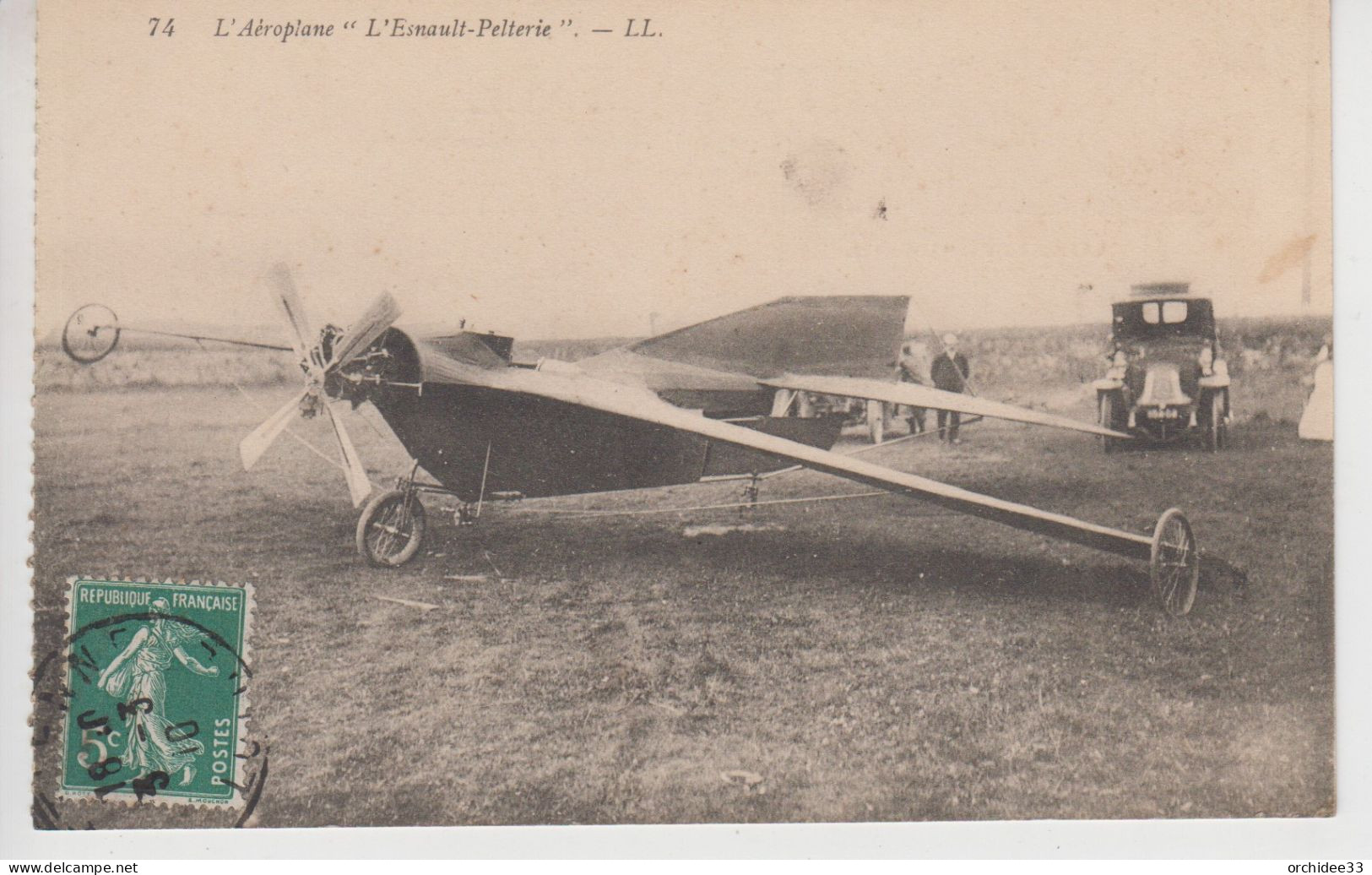 CPA L'aéroplane "L'Esnault-Pelterie" (en Très Beau Plan) - ....-1914: Précurseurs