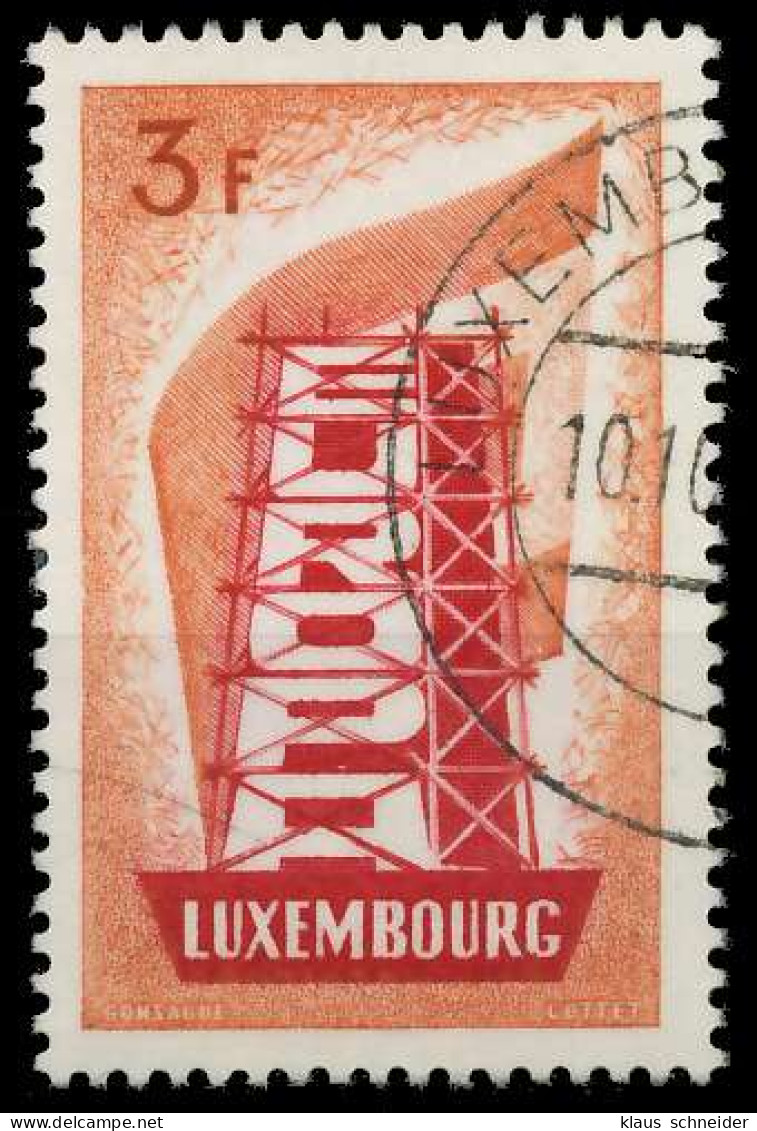 LUXEMBURG 1956 Nr 556 Gestempelt X06A8C6 - Used Stamps