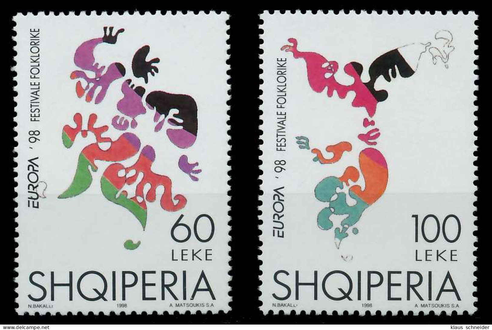 ALBANIEN 1998 Nr 2648-2649 Postfrisch X0B4A1A - Albania