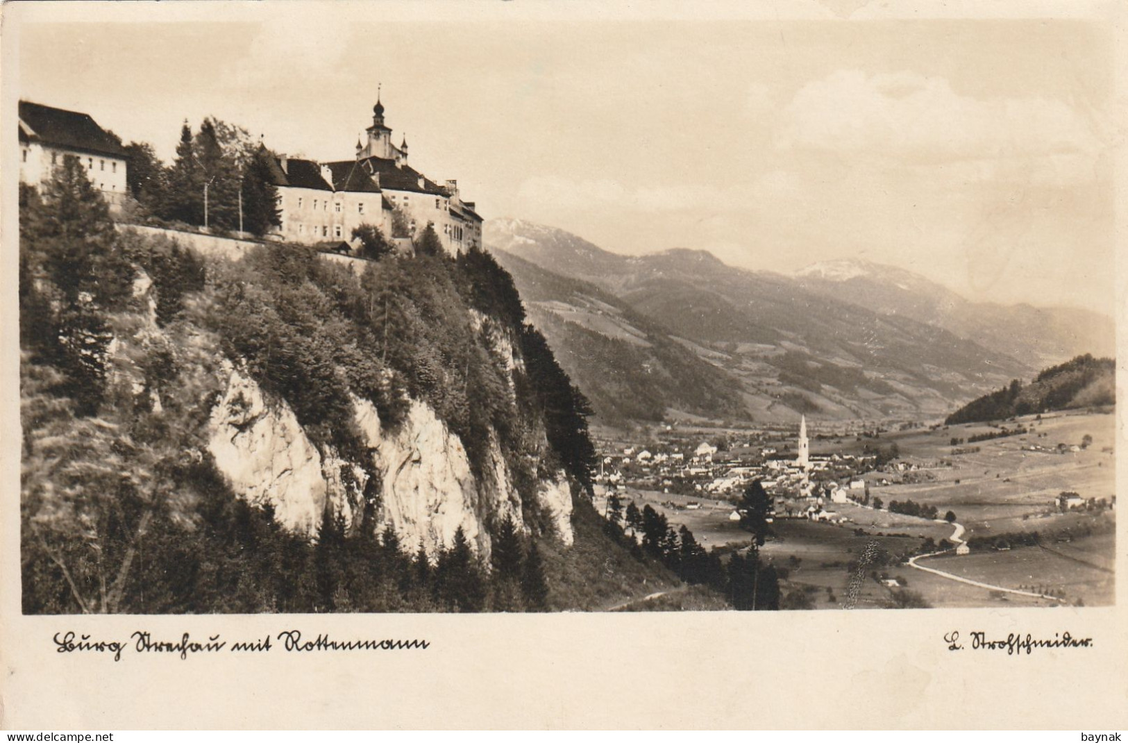 ST525  --  SCHLOSS STRECHAU BEI ROTTENMANN  --  1931 - Rottenmann