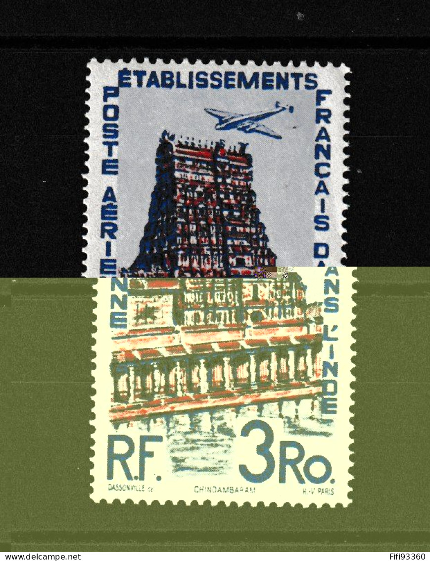 # Inde Française 1948 Poste Aérienne  ** Neuf Sans Charnière  Temple De CHINDAMBARAM - Unused Stamps