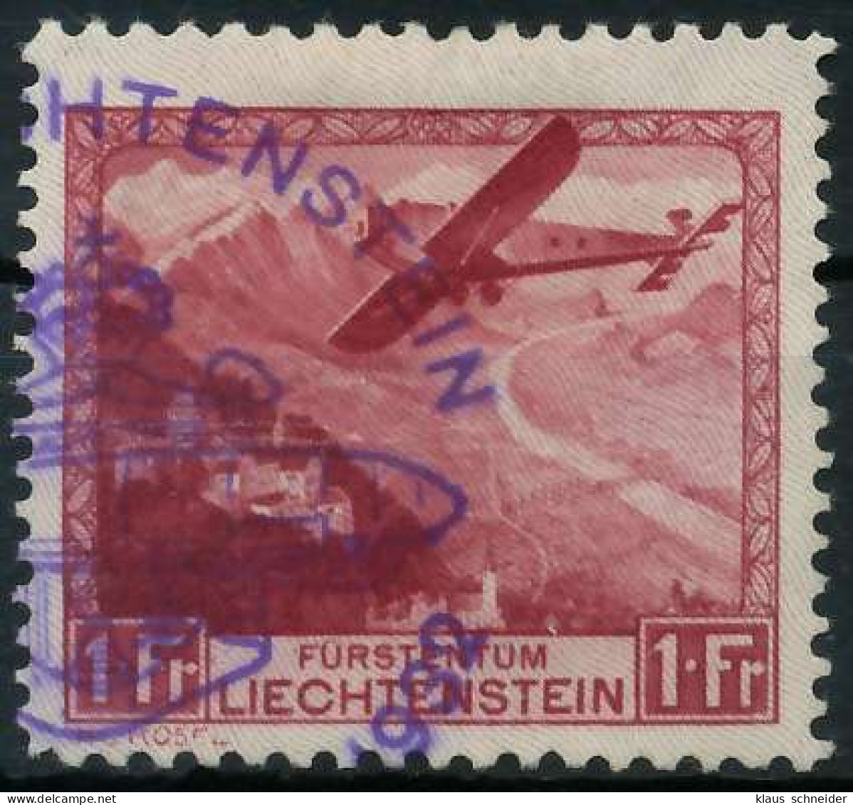 LIECHTENSTEIN 1930 Nr 113 Gestempelt X28DF92 - Used Stamps