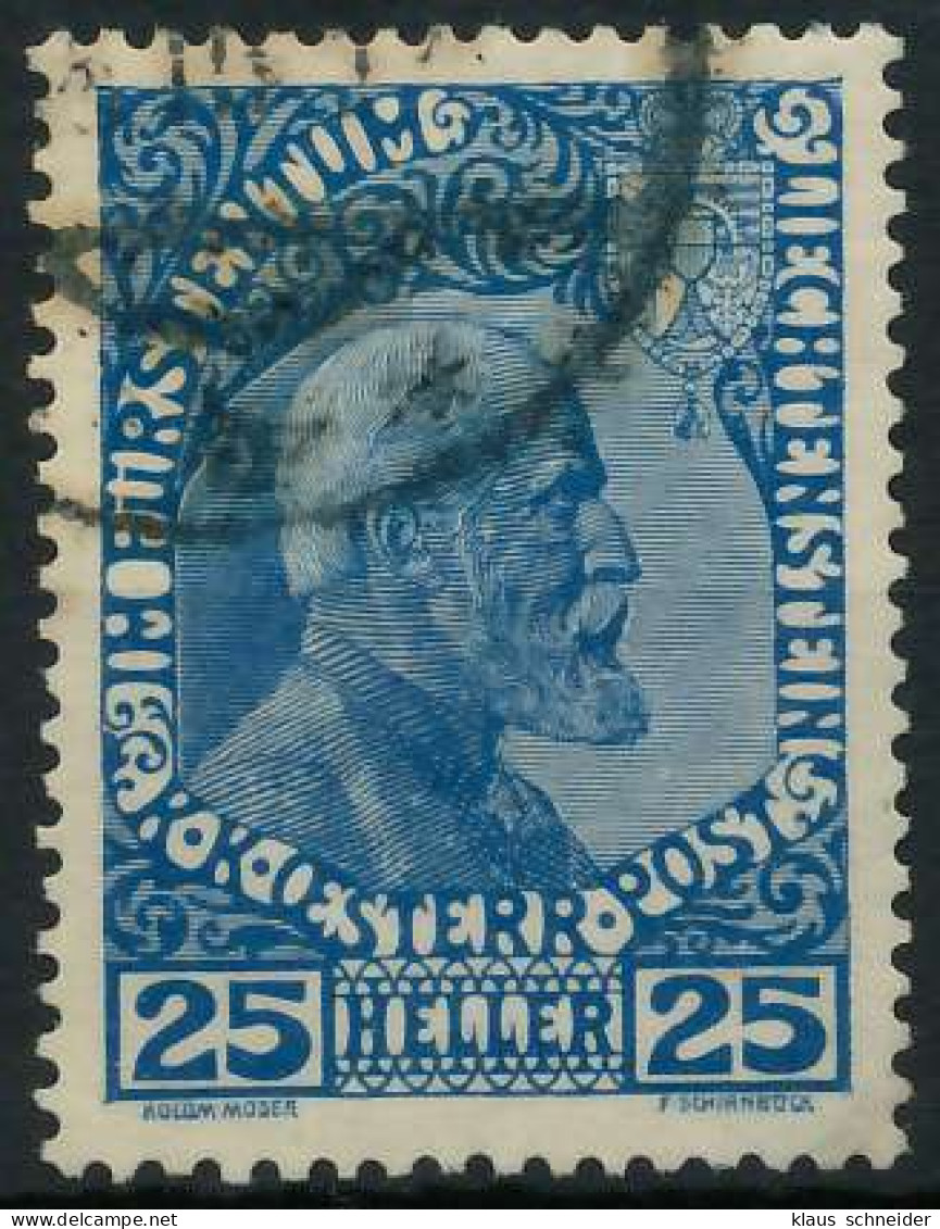 LIECHTENSTEIN 1912 Nr 3ya Gestempelt X28E02E - Used Stamps