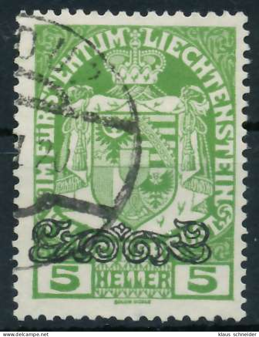 LIECHTENSTEIN 1920 Nr 11 Gestempelt X28E05A - Used Stamps