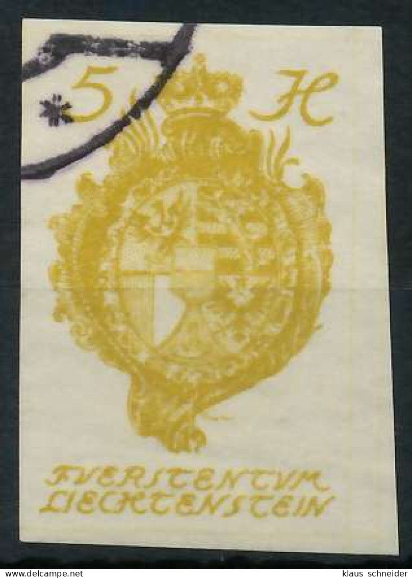LIECHTENSTEIN 1920 Nr 17 Gestempelt X28E06A - Used Stamps