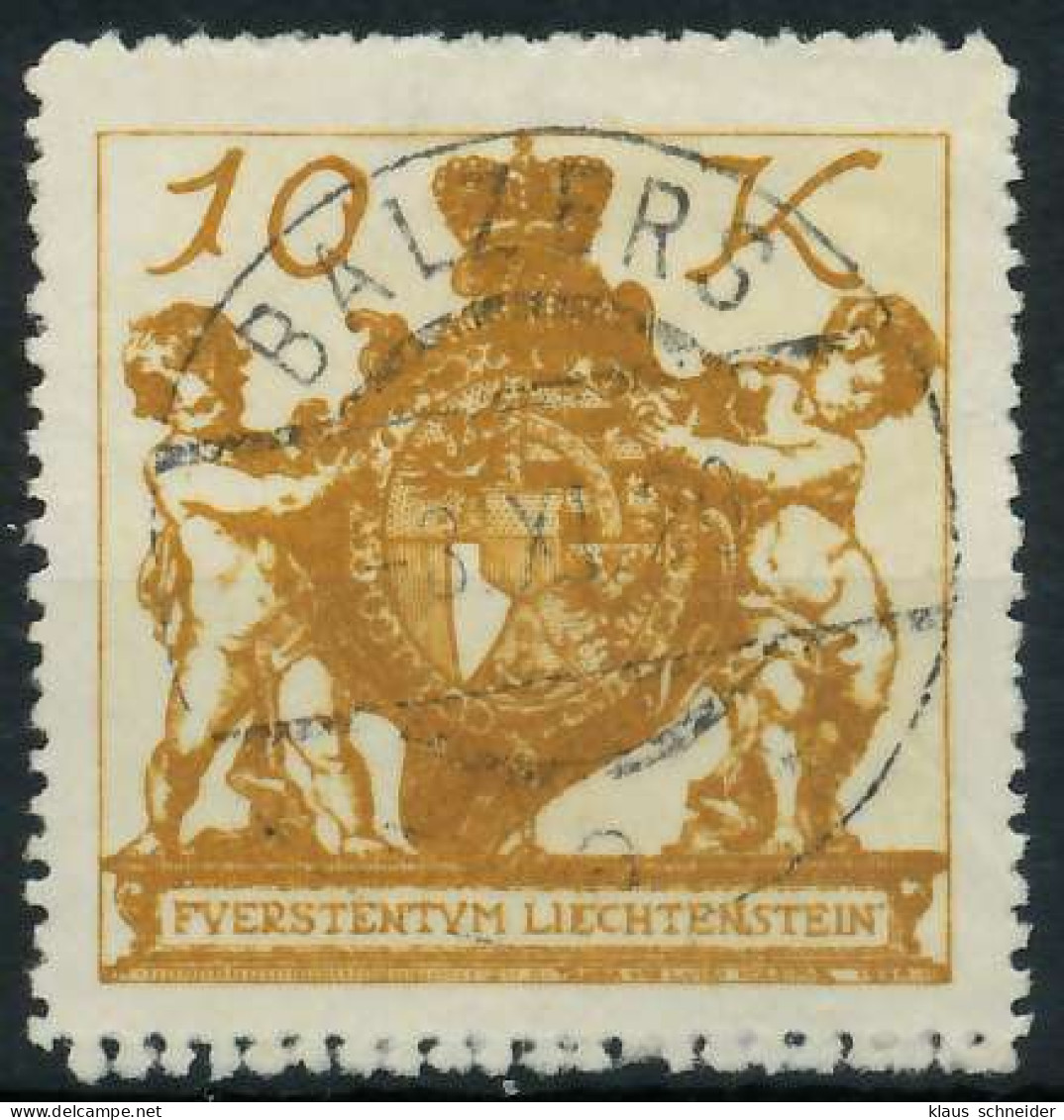 LIECHTENSTEIN 1920 Nr 39 Zentrisch Gestempelt X28E0A6 - Used Stamps
