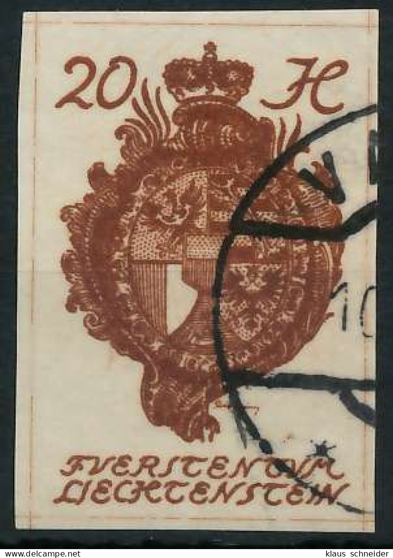 LIECHTENSTEIN 1920 Nr 20 Gestempelt X28E0AA - Used Stamps