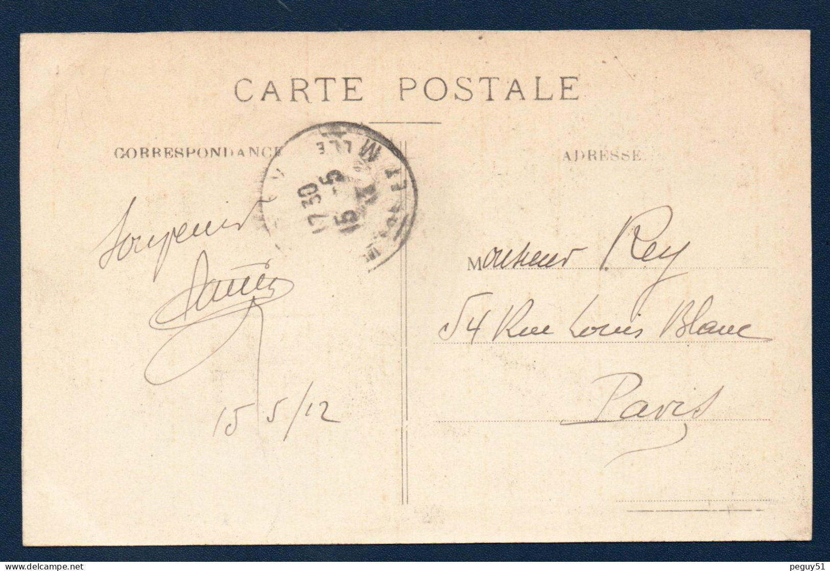 54. Environs De Longwy. Gorcy. La Poste. Employée Et Familles. 1912 - Longwy