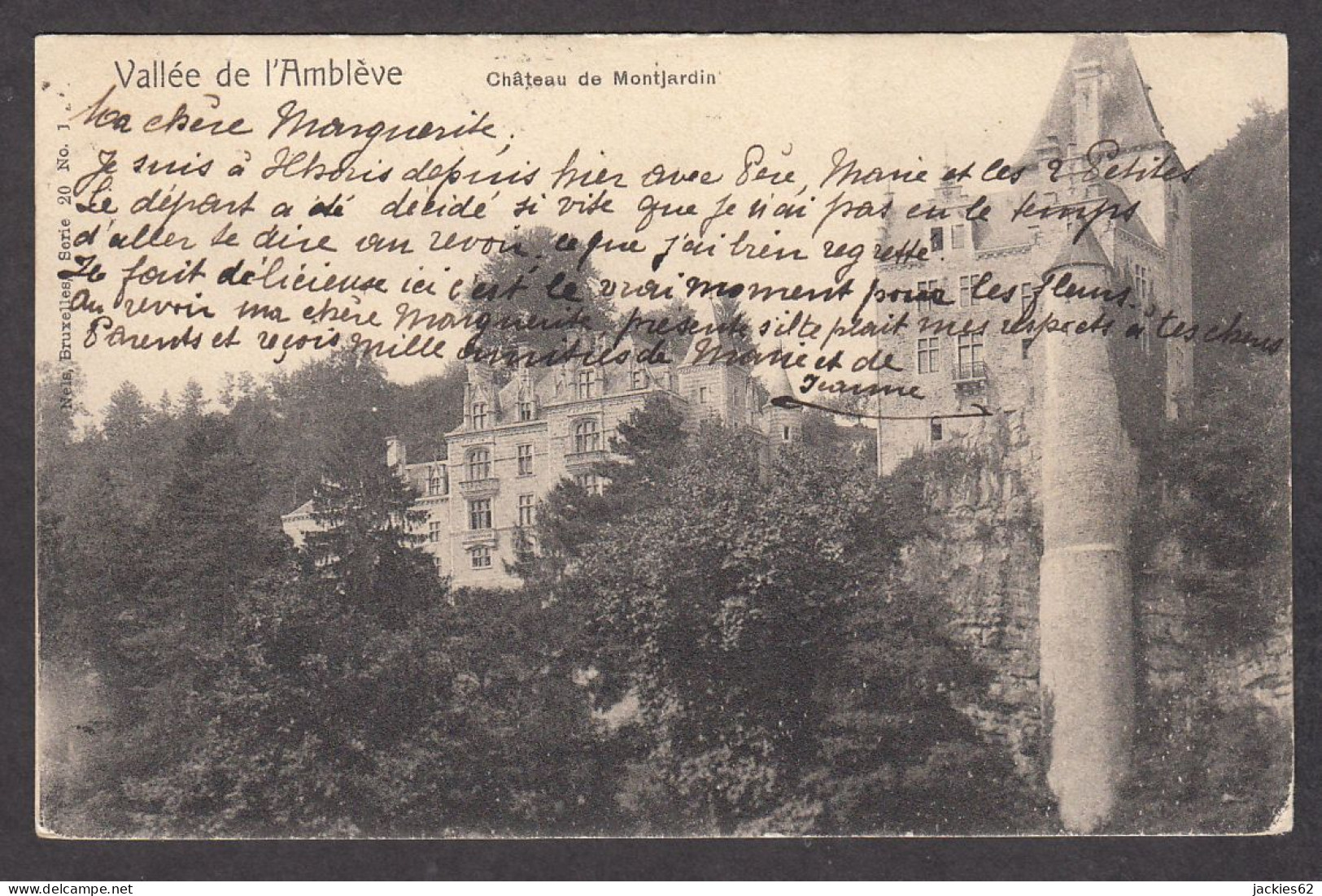 080596/ REMOUCHAMPS, Château De Montjardin, 1903 - Aywaille