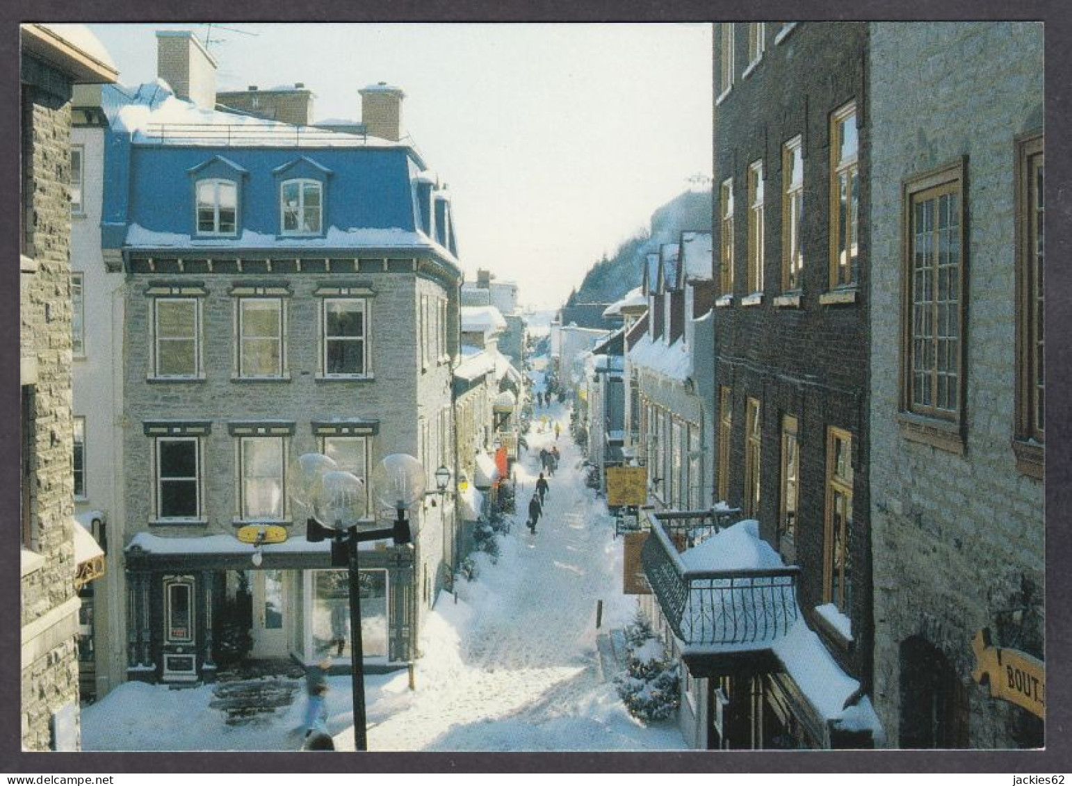 124080/ QUÉBEC, A L'angle Des Rues Sous-le-Fort Et Petit-Champlain - Québec - La Cité