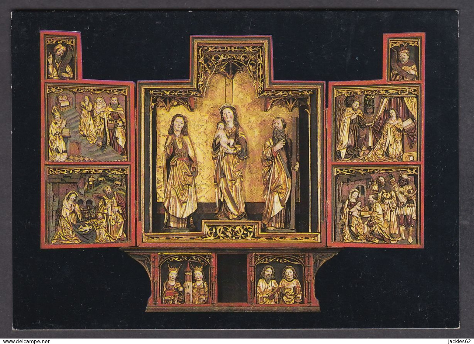 106826/ AACHEN, Suermondt-Ludwig-Museum, Marienaltar, Schwaben, Anfang 16. Jh. - Aachen