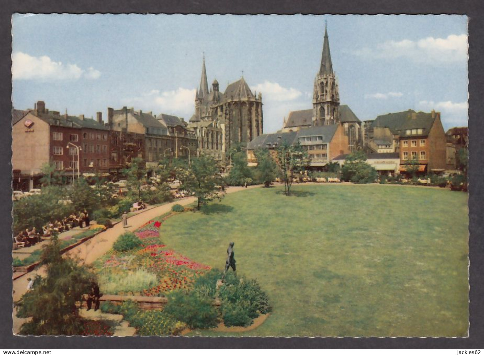 061551/ AACHEN, Elisengarten Mit Blick Auf Den Dom - Aachen