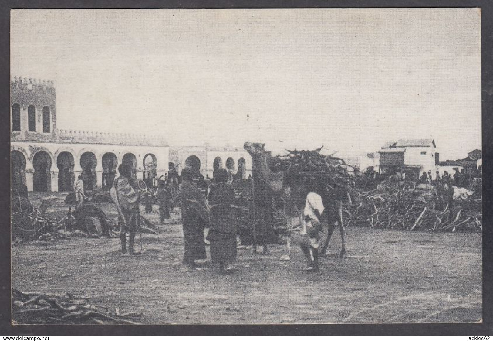 127346/ DJIBOUTI, Vers 1900 (CPSM->repro), Marché Au Bois - Dschibuti
