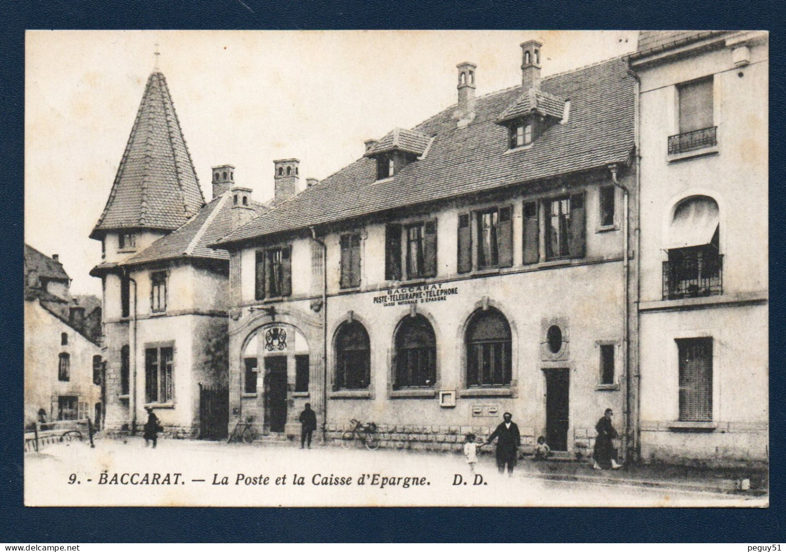 54. Baccarat. La Poste Et La Caisse D'Epargne. 1930 - Baccarat