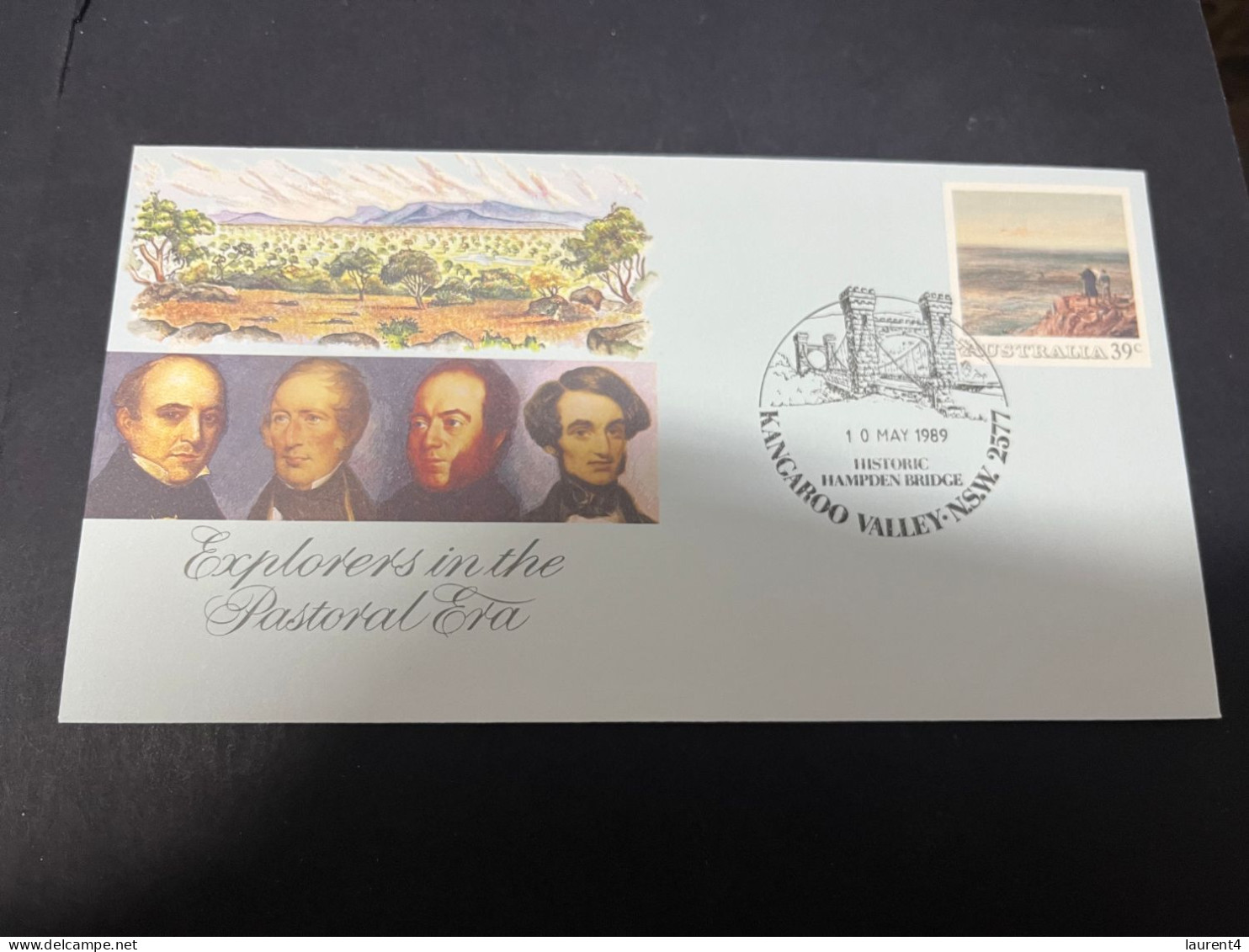 27-3-2024 (4 Y 12) Australia - 1989 - Kangaroo Valley Bridge (3 Covers) - FDC