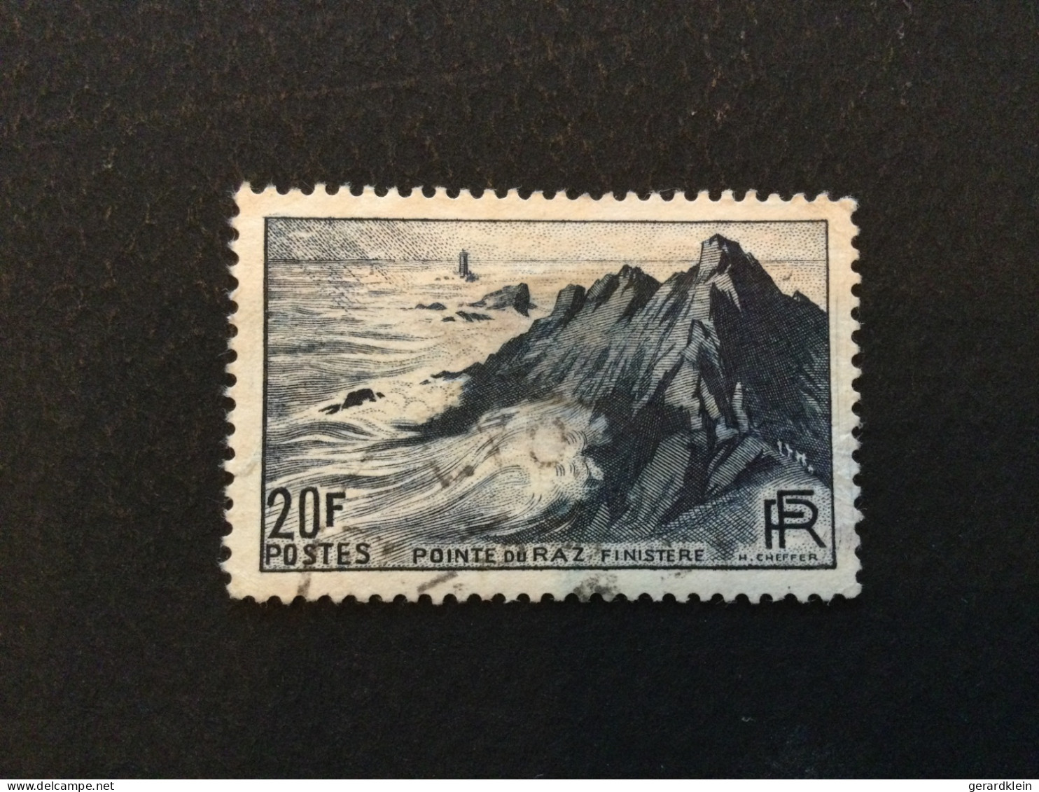 Num. 757 (50c) Armoiriesde Lorraine Et 764 (20Fr) Pointé Du Raz - Used Stamps