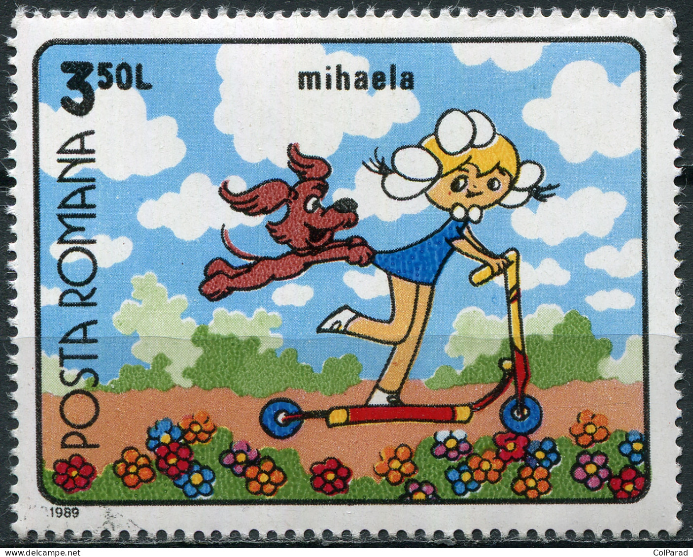 ROMANIA - 1989 - STAMP CTO - Cartoons "Mihaela" - Ungebraucht