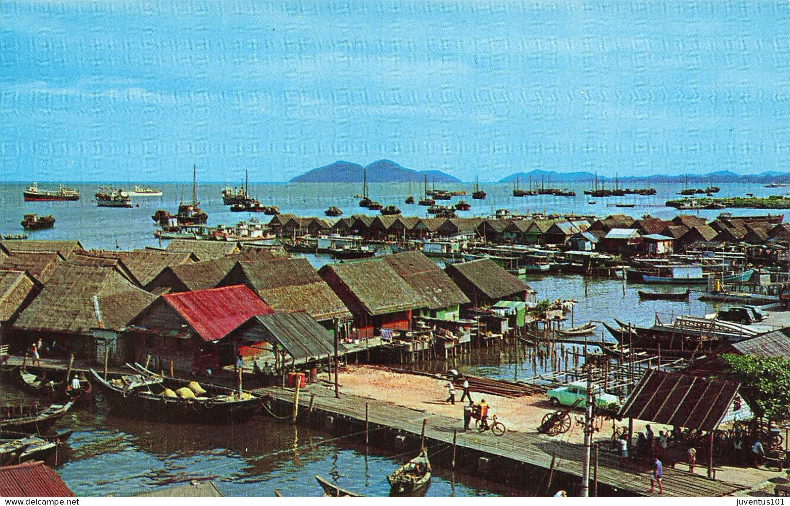 CPSM Malaysia-Sea Side Village Of The Fisher Folks-Penang       L2788 - Malesia