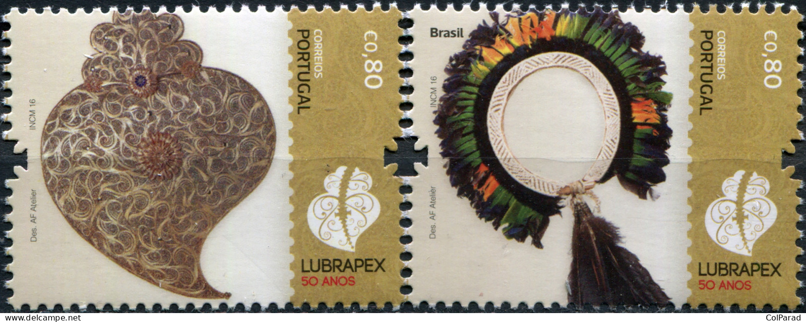 PORTUGAL - 2016 - SET OF 2 STAMPS MNH ** - 50th Anniversary Of LUBRAPEX - Ungebraucht
