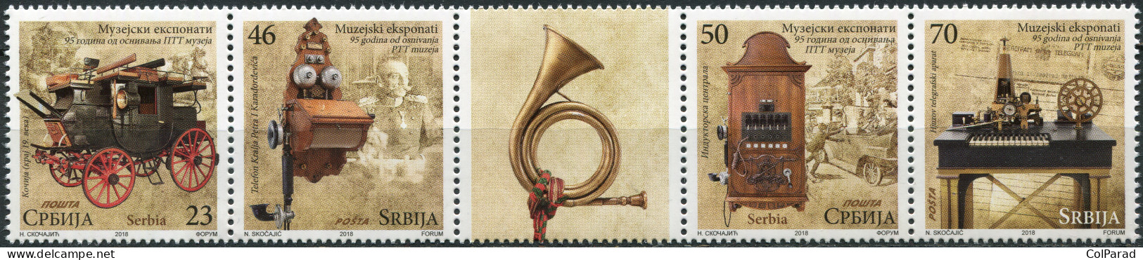 SERBIA - 2018 - BLOCK MNH ** - 95th Anniversary Of The PTT Museum. T5 - Serbia