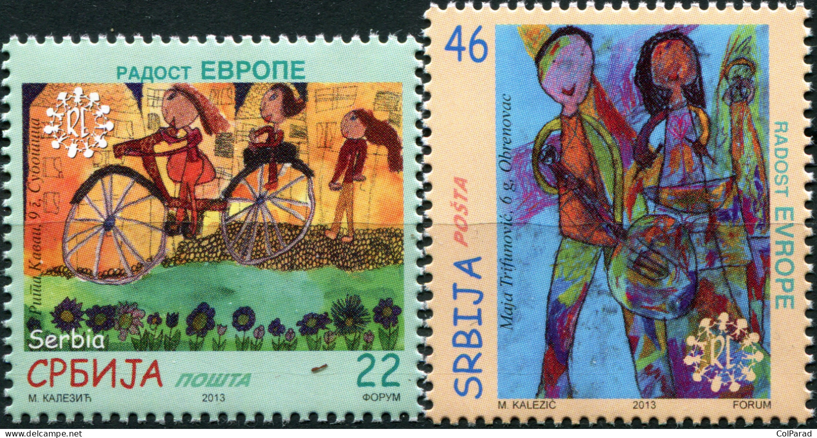 SERBIA - 2013 - SET OF 2 STAMPS MNH ** - Joy Of Europe - Serbia