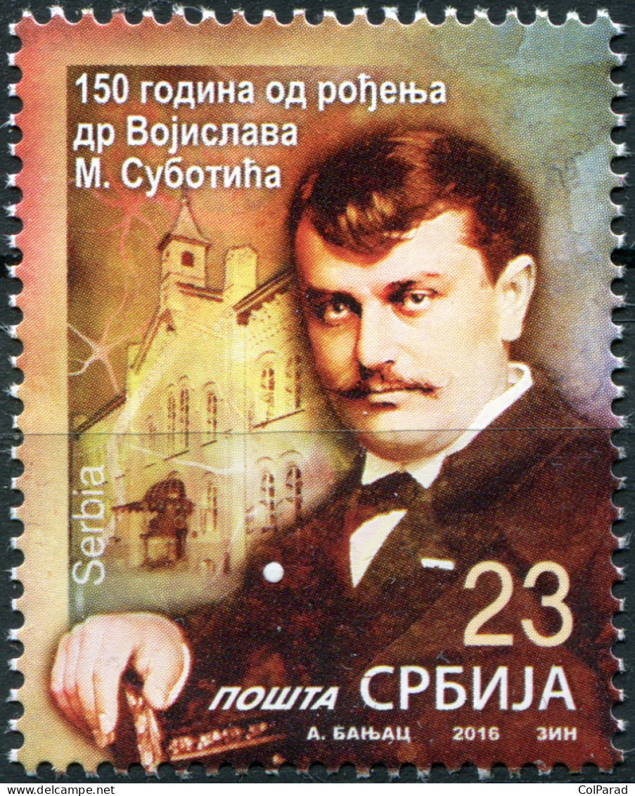 SERBIA - 2016 - STAMP MNH ** - Dr. Vojislav M. Subotic - Serbien