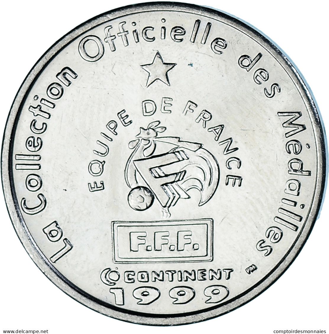 France, Jeton, Football, Thierry Henry, Attaquant, Sport, 1999, SUP, Nickel - Other & Unclassified