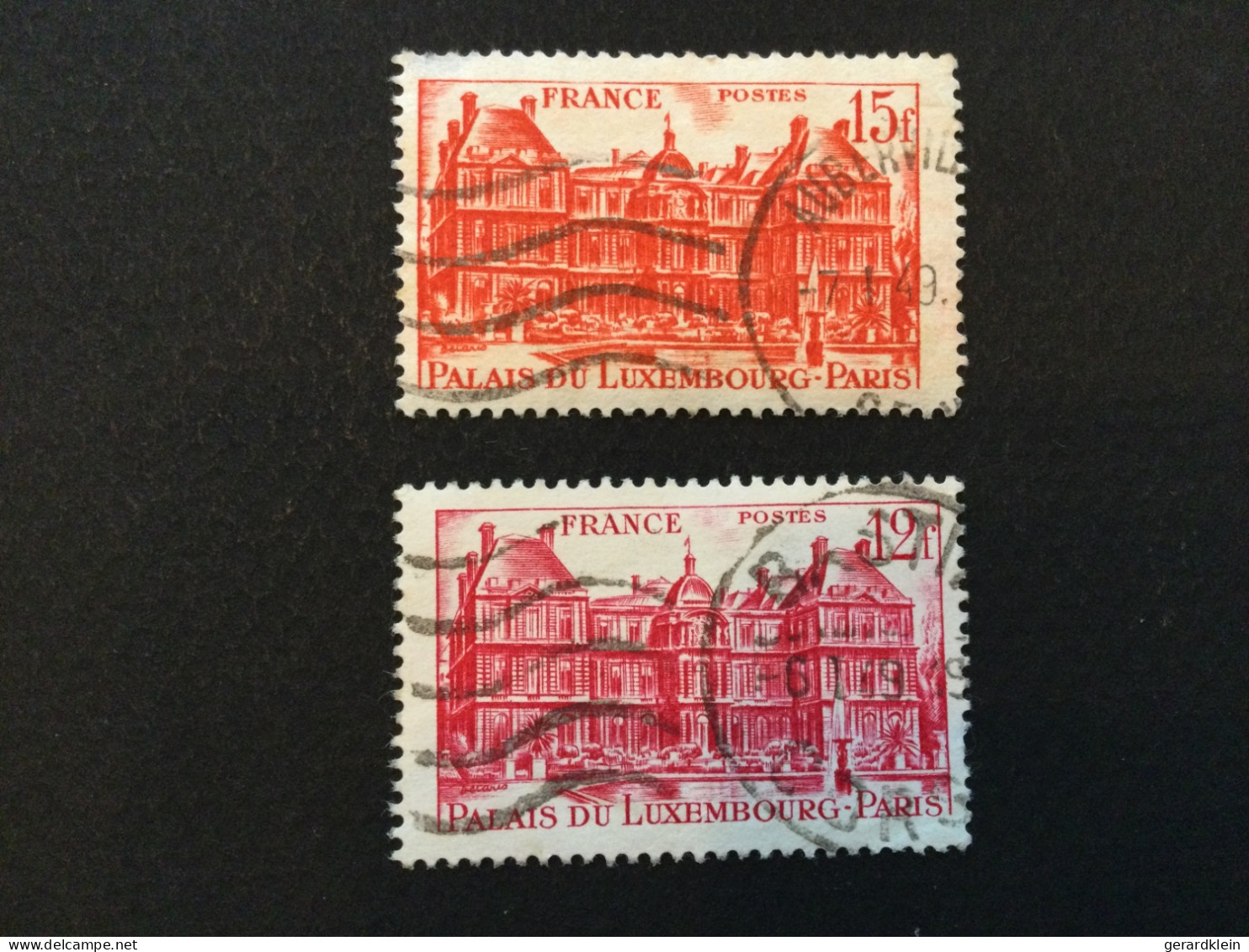 Num. 803 (12Fr) Et 804 (15Fr)  - Palais Du Luxembourg - Gebraucht