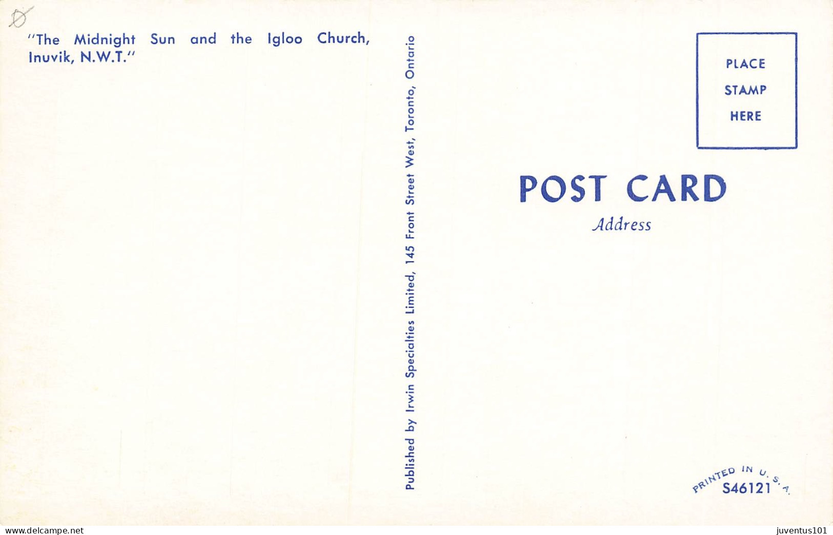 CPSM Church Of Our Lady Of Victory-Inuvik-Godim Iglua-RARE       L2789 - Other & Unclassified