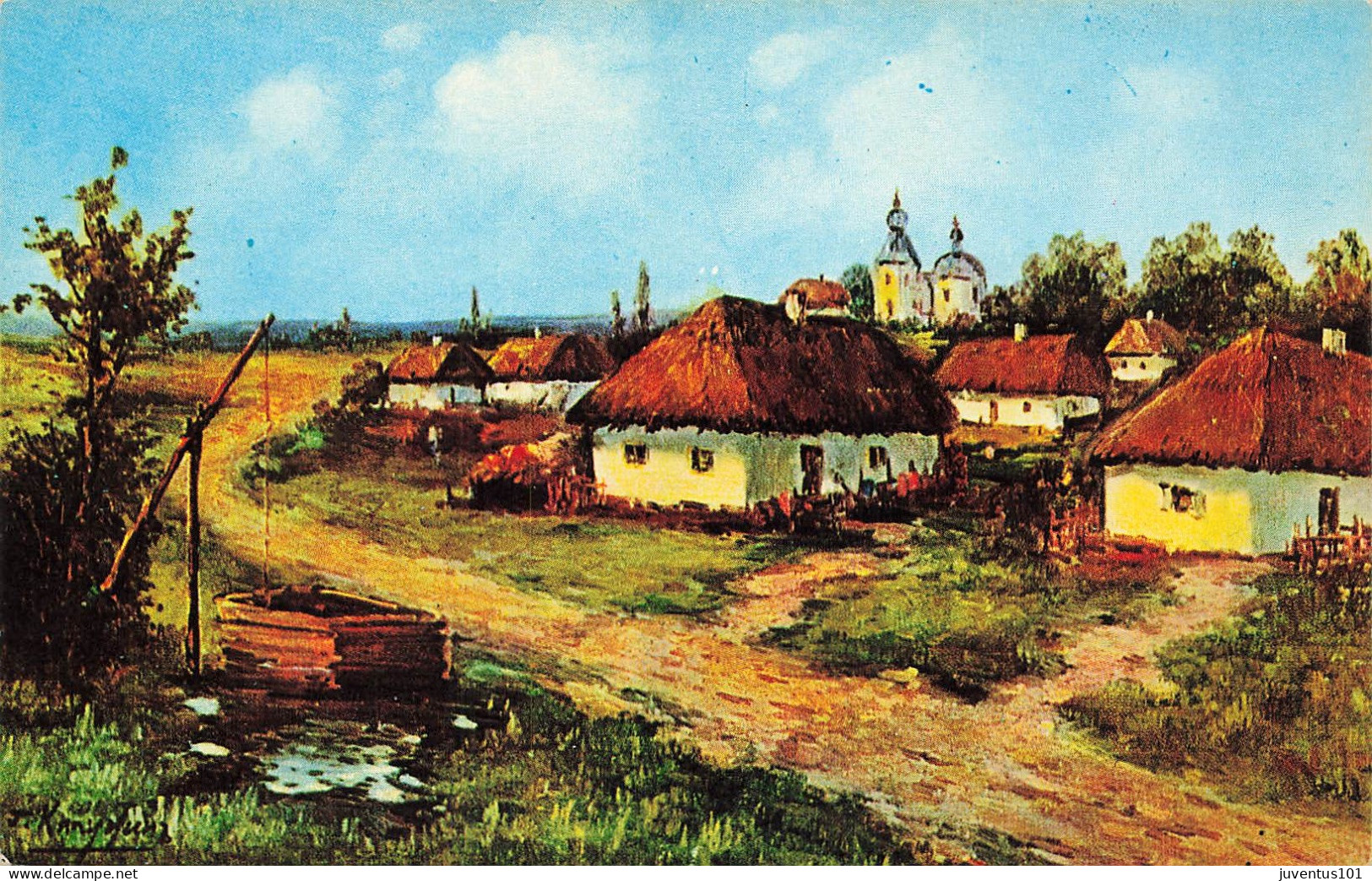 CPSM Ukrainian Village By Yaremenko-RARE       L2789 - Ucrania