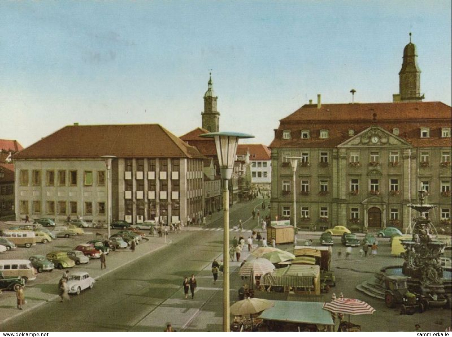 132308 - Erlangen - Rathaus Mit Markt - Erlangen