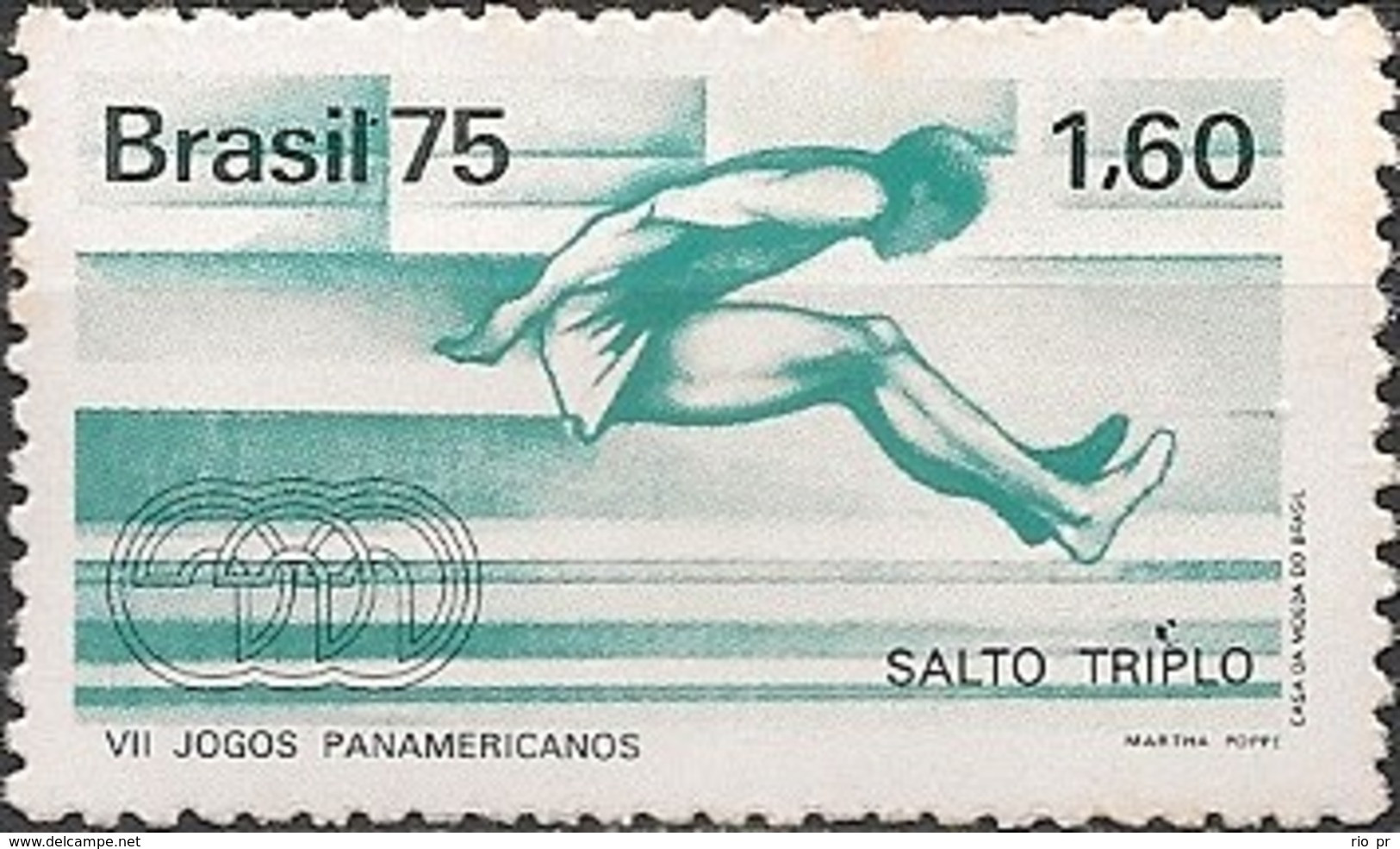 BRAZIL - VII PANAMERICAN GAMES 1975 - MNH - Atletica