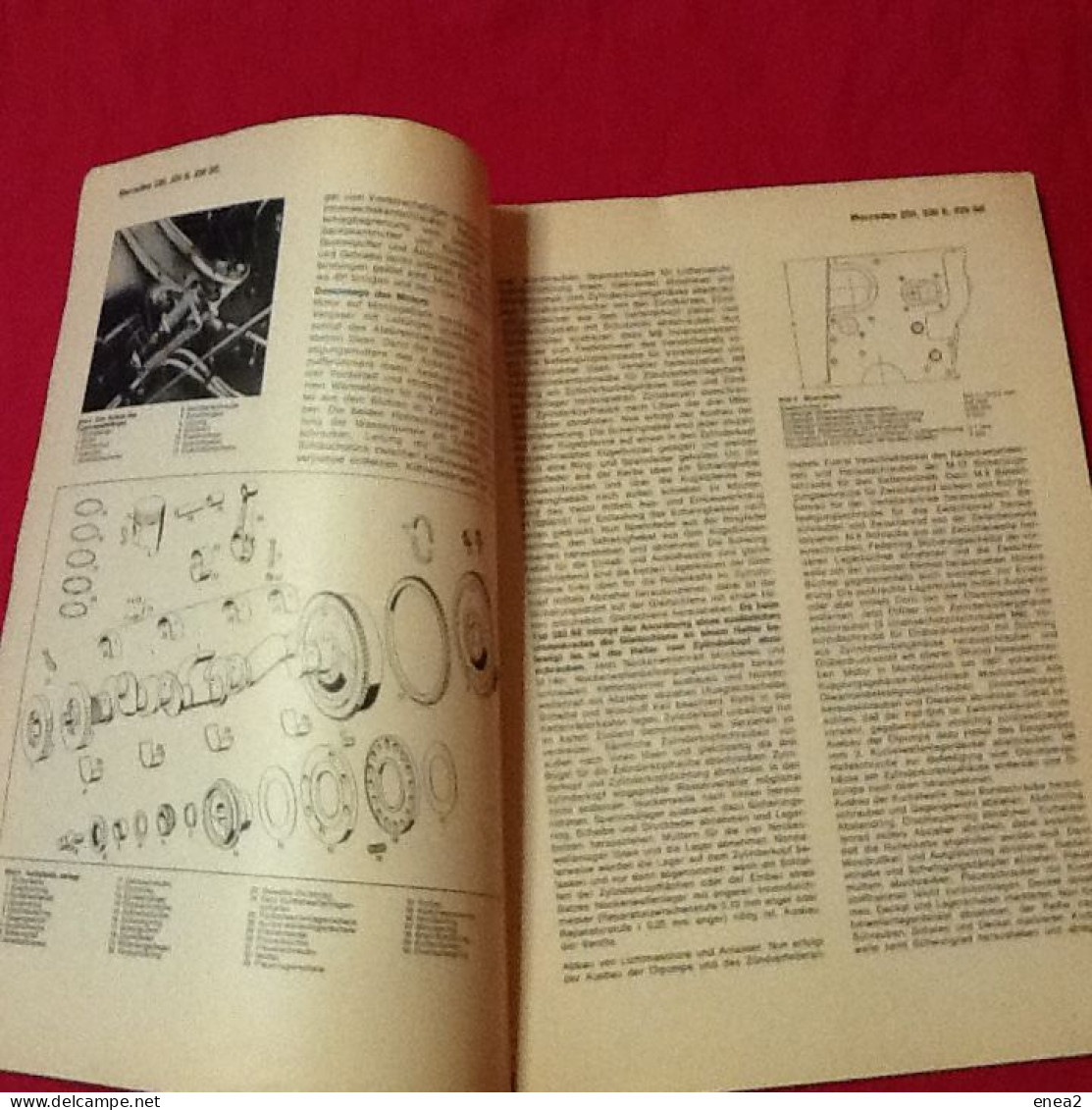 MERCEDES-Manuale Tecnico/Riparazioni D'EPOCA - Machines