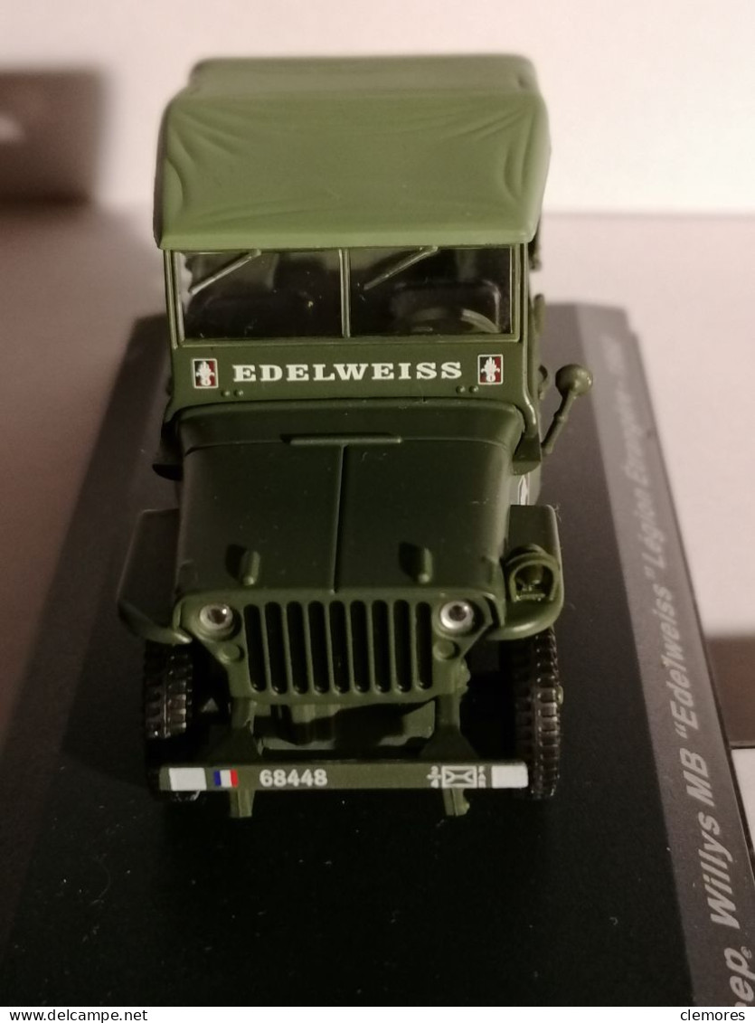 Maquettes Jeep Willys 1/72 Mb Legion Etrangere 1960 - Véhicules Militaires