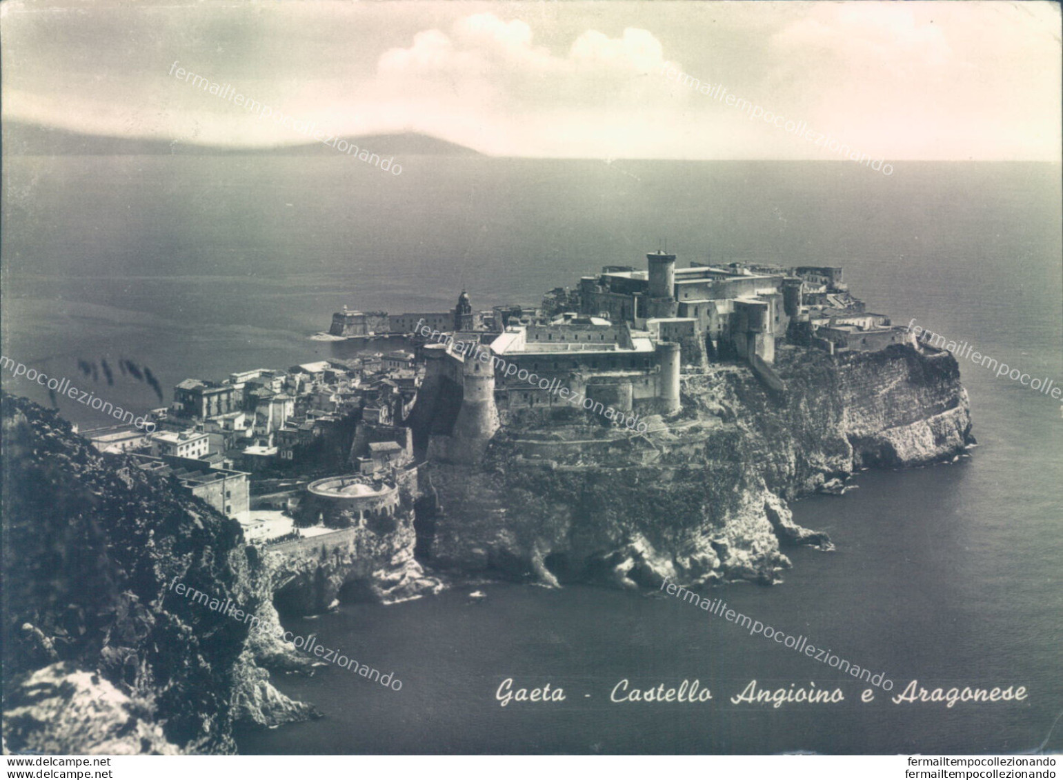 Ab658 Cartolina Gaeta Castello Angioino E Aragonese Provincia Di Latina - Latina