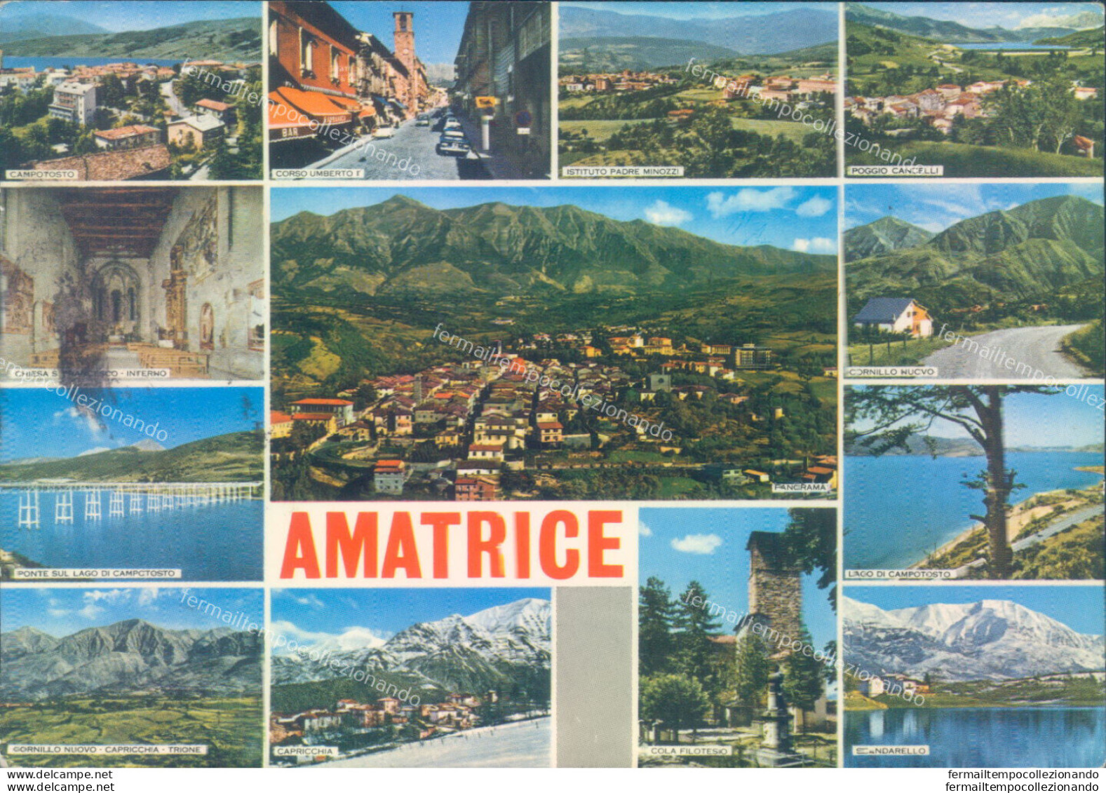 Ab496 Cartolina Amatrice Provincia Di Rieti - Rieti