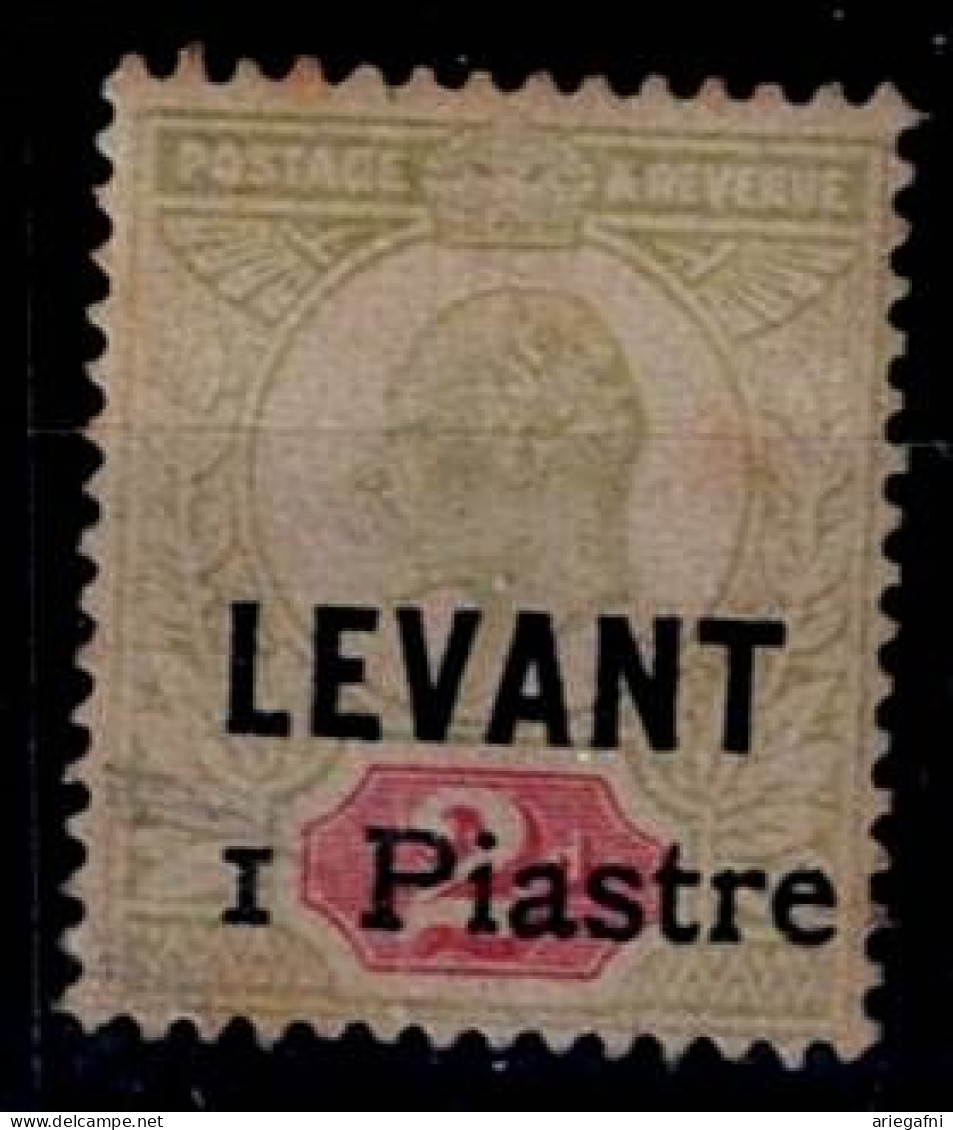 BRITISH LEVANT 1906 KING EDVARD VII MI No 25 MLH VF!! - Levante Britannico