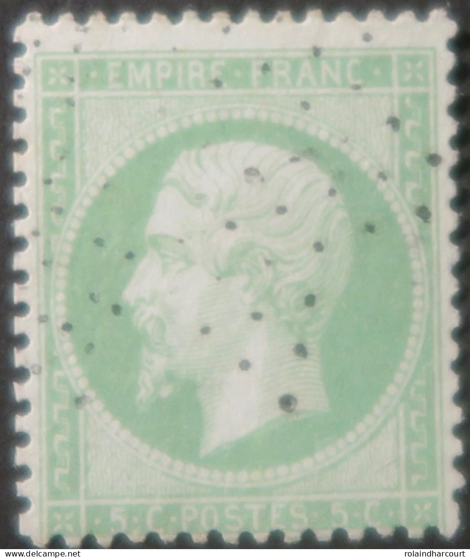 X1046 - NAPOLEON III N°20 Avec ETOILE MUETTE De PARIS - 1862 Napoleon III