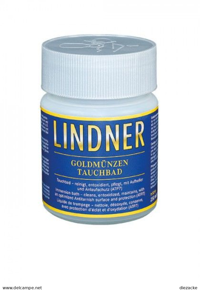 Lindner Reinigungsbad (250 Ml) Für Goldmünzen 8096 Neu - Supplies And Equipment