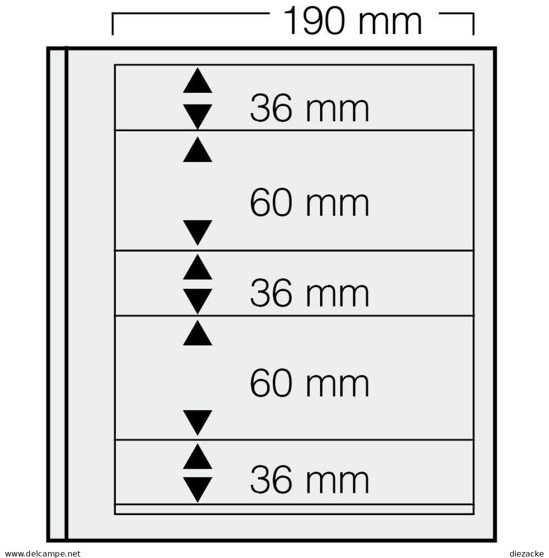 Safe Blankoblätter Dual 665 (5er Pack) Neu ( - Blank Pages