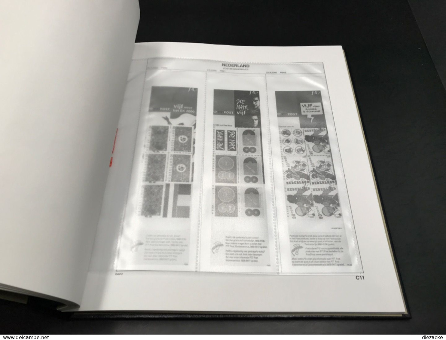 DAVO Vordrucke Postzegelboekjes 1983-02 LUXUS Im Binder Mit Kassette Neuwertig (7432 - Bindwerk Met Pagina's