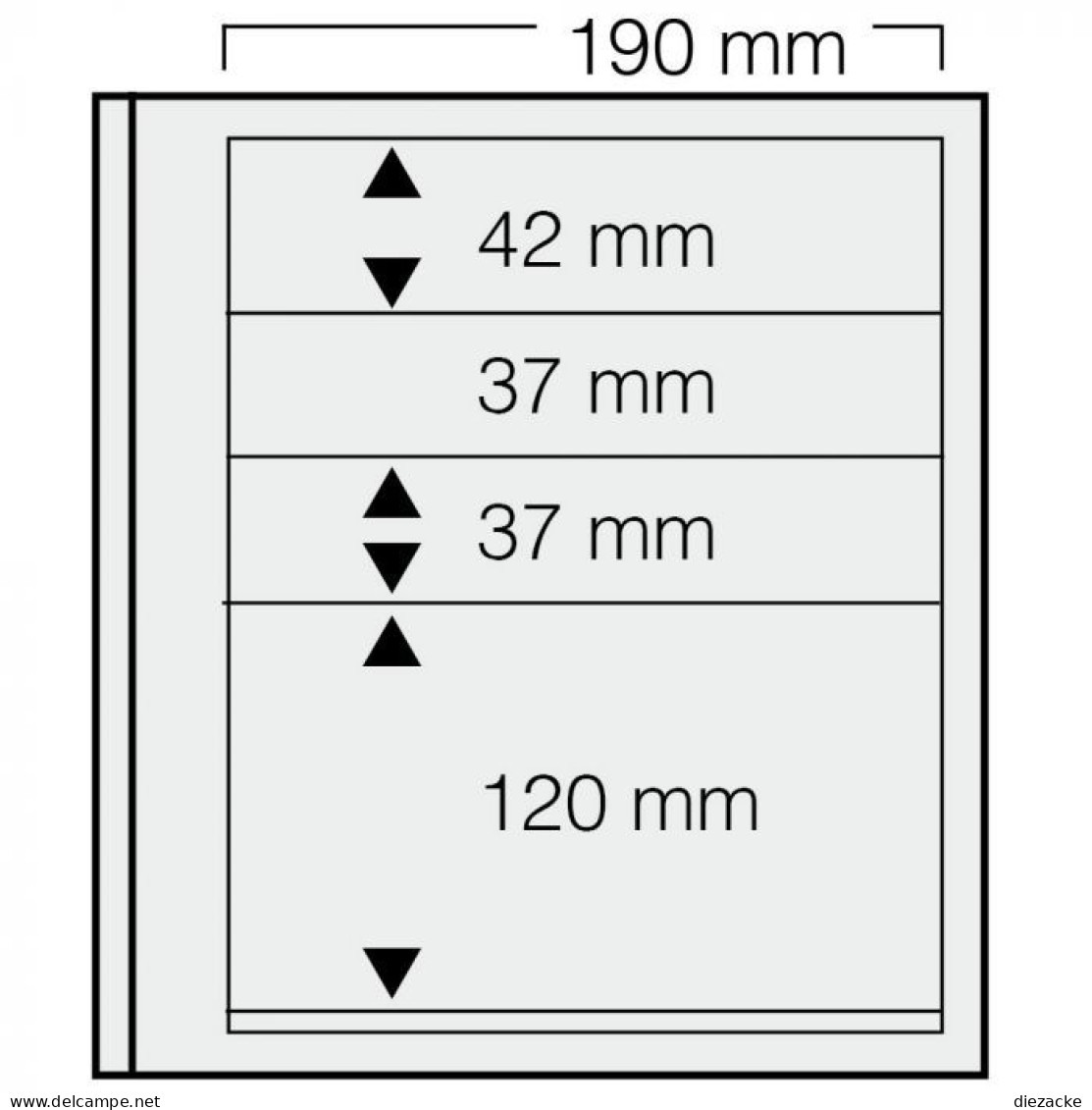 Safe Blankoblätter Dual 663 (5er Pack) Neu ( - Fogli Bianchi