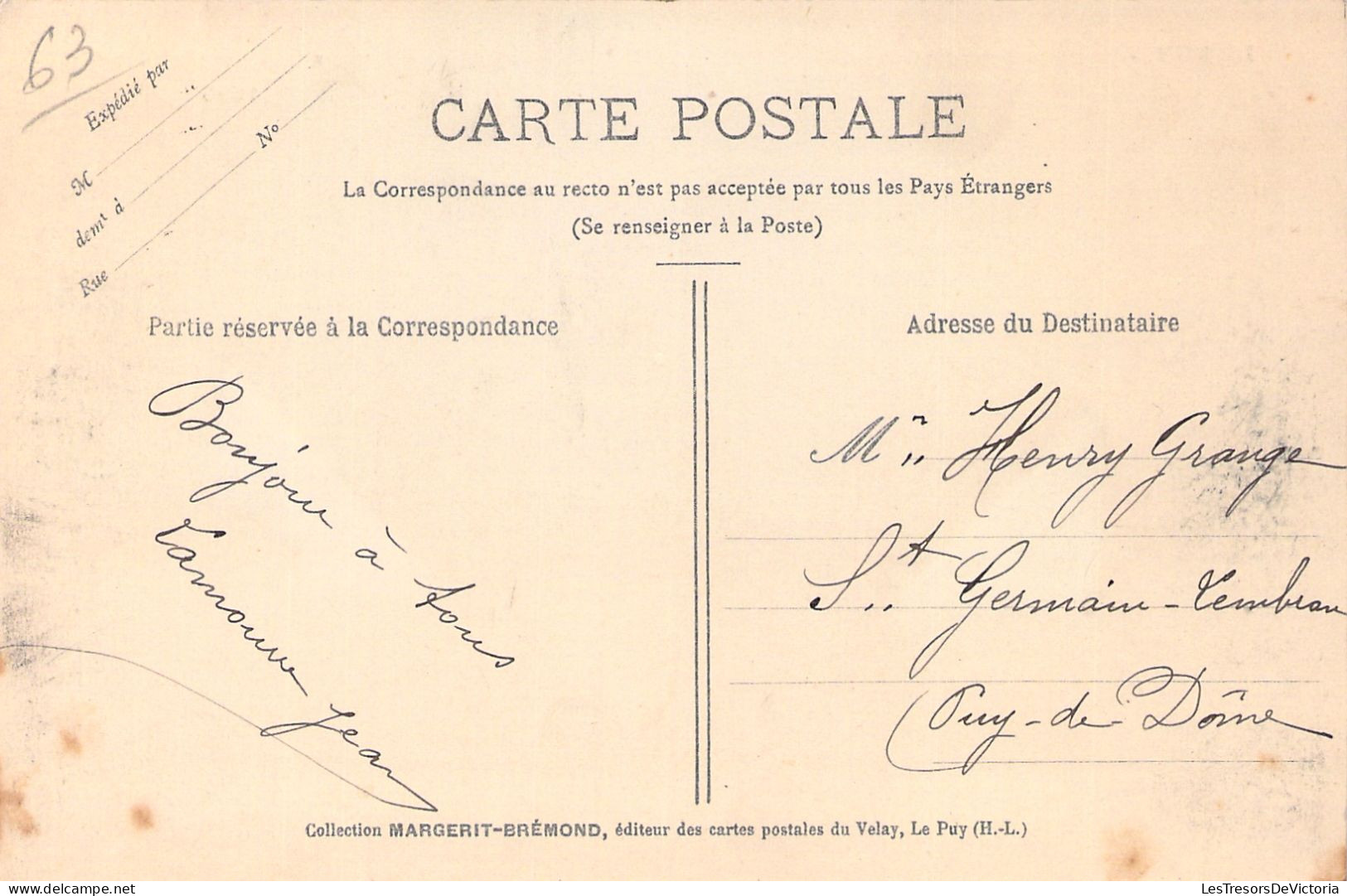 FRANCE - Le Puy - La Grande Foire Des Chevaux - Marché - Carte Postale Ancienne - Le Puy En Velay