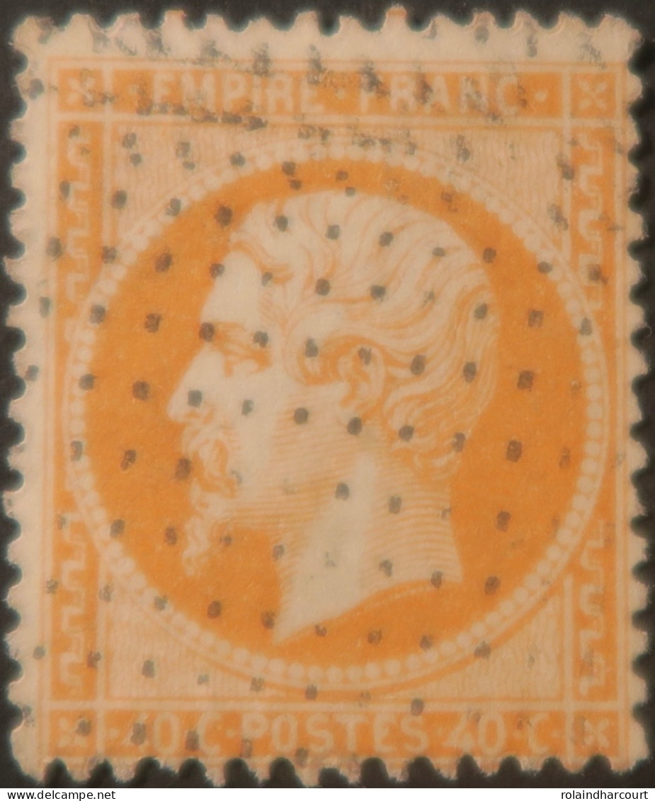 X1052 - NAPOLEON III N°23 - POINTILLES FINS - 1862 Napoleon III