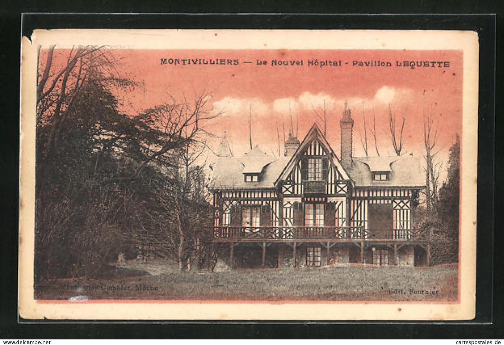 CPA Montivilliers, Le Nouvel Hopital, Pavillon Lequette  - Montivilliers