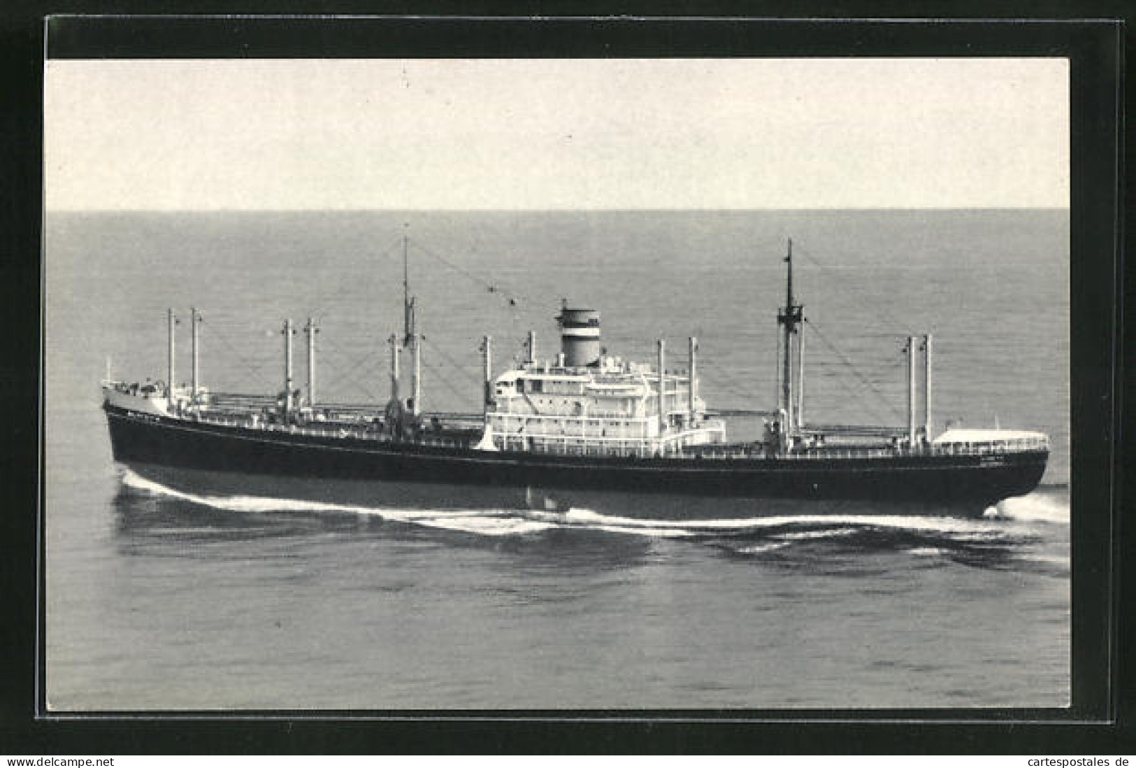 AK Handelsschiff S.S. Almdyk Auf Hoher See  - Koopvaardij