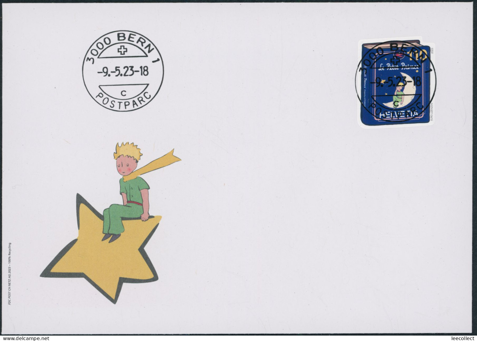 Suisse - 2023 - Kleine Prinz - Ersttagsbrief FDC ET - Ersttag Voll Stempel - Brieven En Documenten