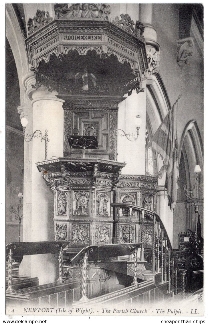 NEWPORT - The Parish Church - The Pulpit - LL 4 - Autres & Non Classés