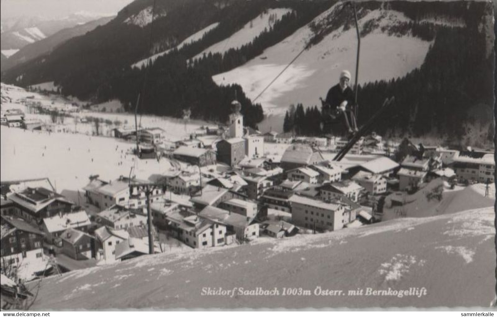 61628 - Österreich - Saalbach - Mit Bernkogellift - 1963 - Saalbach