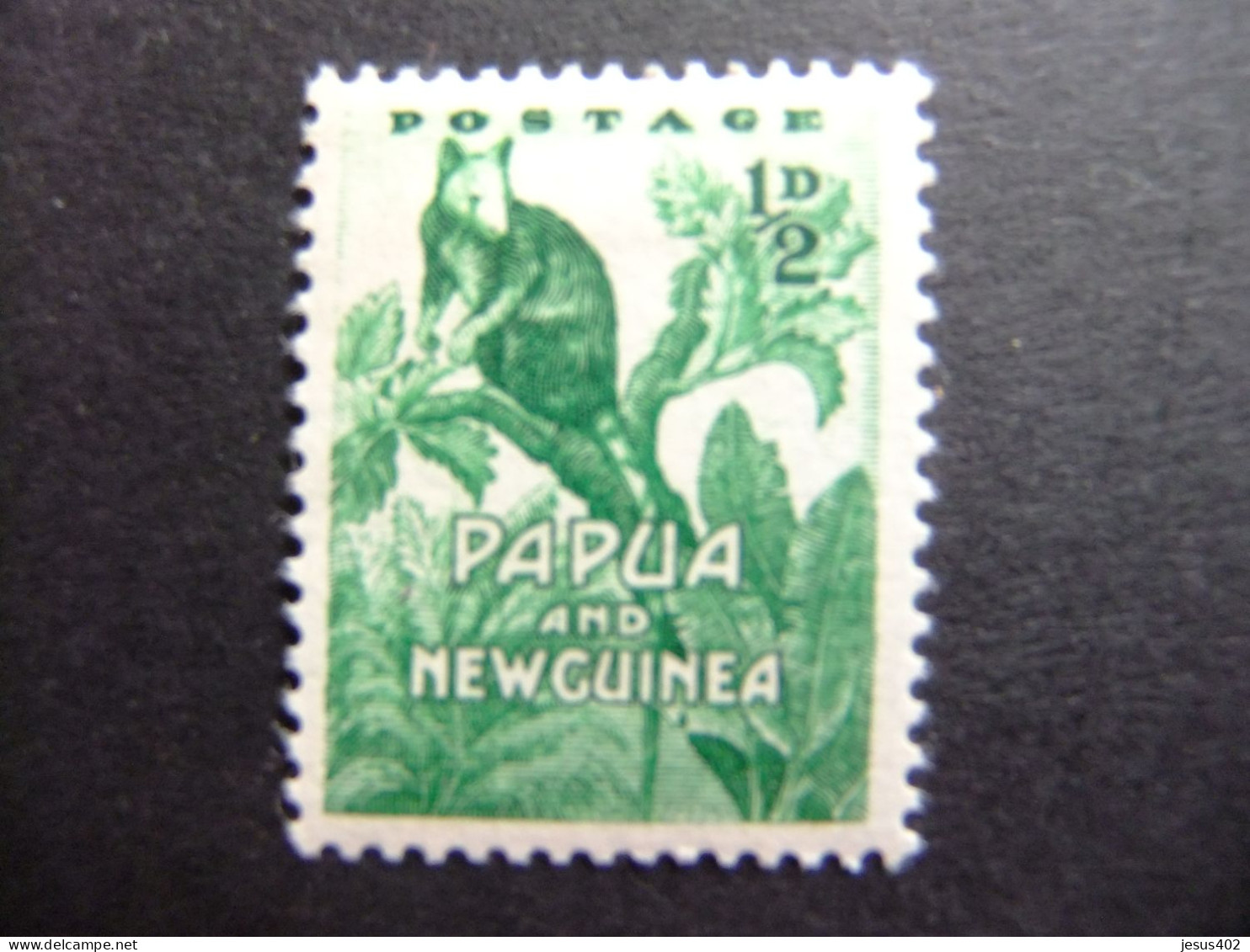 52 PAPUA NEW GUINEA / PAPOUASIE / NUEVA GUINEA / 1952 CANGURO TREPADOR YVERT 1 MH - Papua-Neuguinea